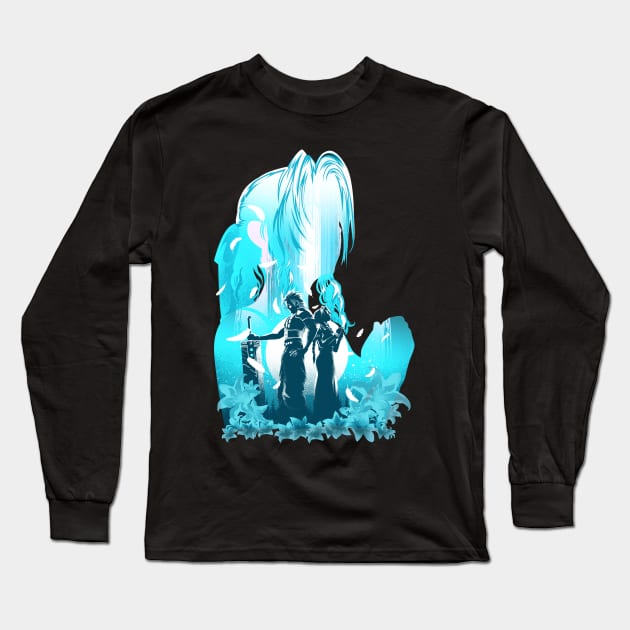 The Flower Girl Aerith Long Sleeve T-Shirt by plonkbeast